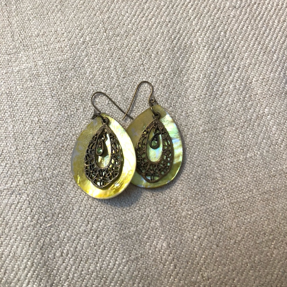 Gorgeous Green Earrings